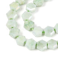 Fili di perle di vetro galvanizzate anti-ossidazione&nbsp;GLAA-T028-6mm-02C