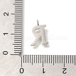 Anhänger aus 304 Edelstahl mit Mikropflaster und Zirkonia&nbsp;STAS-H228-06P-R