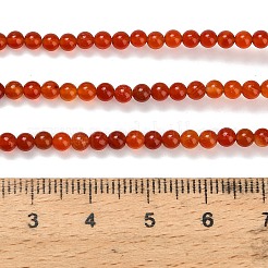 Natürlichen Karneol-Perlen Stränge&nbsp;G-Z116-A22-3mm