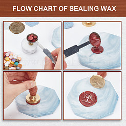 Wachssiegelstempelset&nbsp;AJEW-WH0208-807