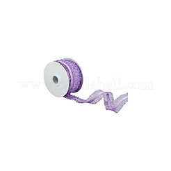 Plissiertes elastisches Spitzenband aus Nylonnetz&nbsp;OCOR-WH0086-96C