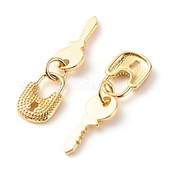 Messing Anhänger & Charms&nbsp;KK-P208-03G-RS