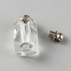Glasflaschen-Medaillonanhänger&nbsp;GLAA-WH0033-64