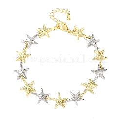 Bracelets à maillons en laiton pour femmes&nbsp;BJEW-G762-01GP-04