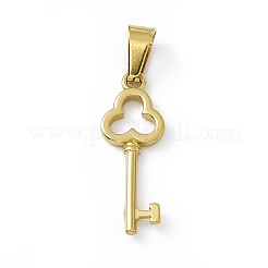 Pendentifs en acier inoxydable 304 avec placage sous vide PVD&nbsp;STAS-P315-06G
