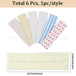 6 pz 6 colori fasce elastiche in cotone e spandex&nbsp;OHAR-DJ0001-21