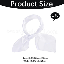 Foulard en satin amovible pour femme&nbsp;AJEW-WH20072-79C