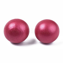 Orecchini semitondi in legno di schima dipinti per donna ragazza&nbsp;EJEW-T017-02D