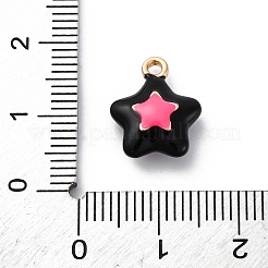 Legierung Emaille Anhänger / charms&nbsp;ENAM-E362-08B