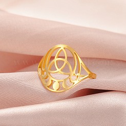 Anillo de dedo de acero inoxidable&nbsp;PW-WG67510-08