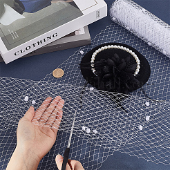 Rubans élastiques en maille déco polyester&nbsp;DIY-GF0009-01B