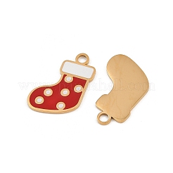 Pendentifs en acier inoxydable 304 émaillés&nbsp;STAS-G357-01G-08