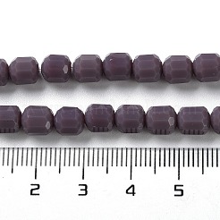 Abalorios opacas de vidrio hebras&nbsp;GLAA-G112-03J