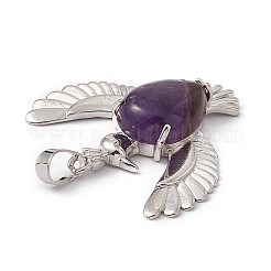 Natürlichen Amethyst Edelsteinanhänger&nbsp;G-P484-05P-05