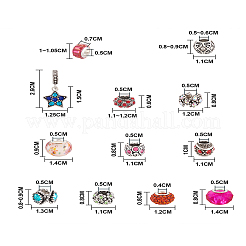 Legierung Rhinestone European Beads&nbsp;MPDL-TA0001-01