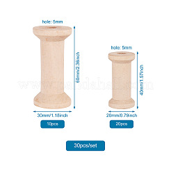 Nähstickgarnspule aus Massivholz&nbsp;ODIS-TA0001-03