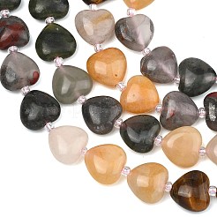 Fili di perline di avventurina rosa naturale sfumata&nbsp;G-B185-A06