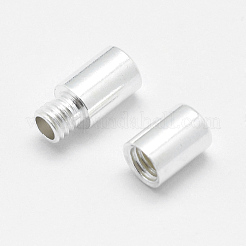 925 Sterling Silber Schraube Spangen&nbsp;STER-G019-10S-4mm