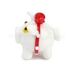 Ornements miniatures en verre fait main de la série animale&nbsp;LAMP-Q005-10F