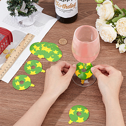 Weinglasanhänger aus Papier&nbsp;FIND-WH0436-28B