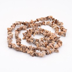 Picture naturale chip diaspro perline fili&nbsp;X-F002