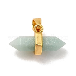 Natürliche amazonite spitze Anhänger&nbsp;G-P481-01G-09