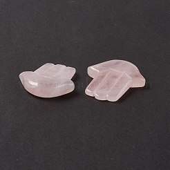 Rosa naturale cabochon di quarzo&nbsp;G-E579-04J
