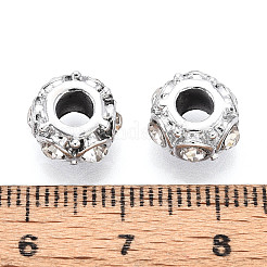 Legierung Rhinestone European Beads&nbsp;FIND-N009-03P