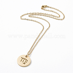 Colliers pendentifs en acier inoxydable 304&nbsp;NJEW-E147-12G