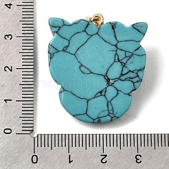 Synthetischen Türkis Anhänger&nbsp;G-Z090-02G-06