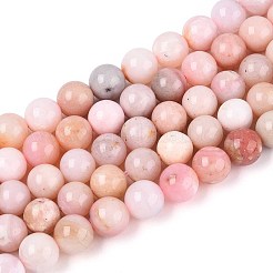 Natürliche rosa Opalkorne Stränge&nbsp;G-S333-8mm-017-01