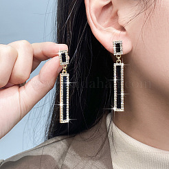 Boucles d'oreilles pendantes en alliage et strass&nbsp;FS-WG55776-01