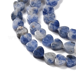 Fili di perline di avventurina blu naturale tinte e riscaldate&nbsp;G-M403-A33-01