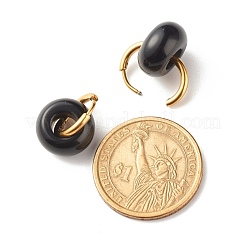 Schmuckset aus natürlichen Schneeflocken-Obsidian-Chip-Perlen&nbsp;SJEW-JS01223-05