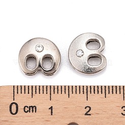 Abalorios de letra para reloj y pulsera&nbsp;X-ALRI-O012-B-NR