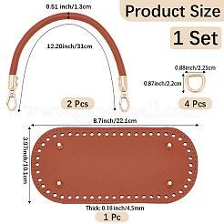 Kit de fabrication de sacs en similicuir PU&nbsp;DIY-CL0001-58A