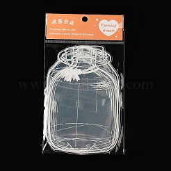 20 Stück 5 Stile PET-Kunststoff wasserdichte selbstklebende Spitzenflaschenaufkleber&nbsp;AJEW-Z024-02C