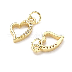 Ottone micro spianare pendenti zirconi&nbsp;KK-I379-15G-05