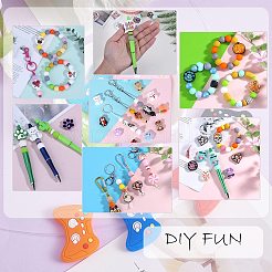 7 pz 7 stili perline di plastica in pvc a tema giorno del ringraziamento&nbsp;SIL-SZ0001-98