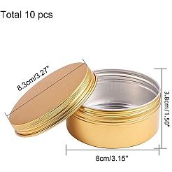 Lattine di alluminio rotonde&nbsp;CON-BC0005-15G