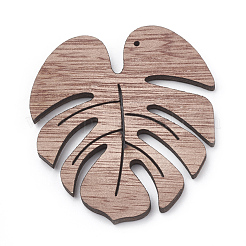 Ungefärbte Platan-Holz-Anhänger&nbsp;WOOD-S040-80