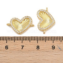 Verbindungsanhänger aus Messing mit kubischem Zirkonia-Pavé&nbsp;KK-L251-13G