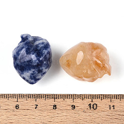 Natürliche und synthetische gemischte Edelstein-Herzperlen&nbsp;G-T144-04M