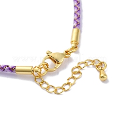 Fabrication de bracelets tressés en cordon polyester&nbsp;MAK-Z003-01G-28