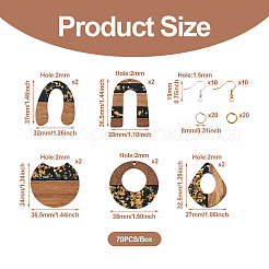 Kits de fabrication de boucles d'oreilles bricolage&nbsp;DIY-BY0001-41