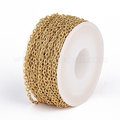 Cadenas portacables texturizadas de acero inoxidable 304 con revestimiento iónico (IP)&nbsp;CHS-H007-42G