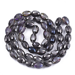 Fili di perle di vertro placcato&nbsp;X-EGLA-T015-02B-01
