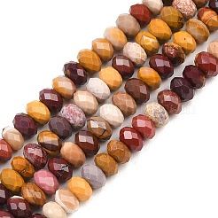 Naturperlen Stränge mookaite&nbsp;G-C259-A24-5x8mm