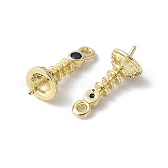 Breloques en laiton micro pave zircone cubique&nbsp;KK-D324-26G