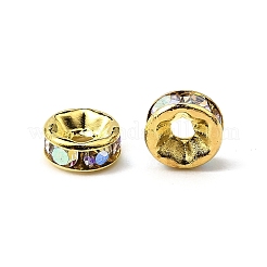 Messing Strass Zwischen perlen&nbsp;RB-A014-Z6mm-28G